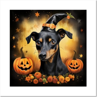 Manchester Terrier Halloween Posters and Art